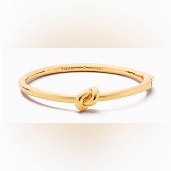 kate spade Jewelry - Kate Spade Sailor’s Knot Gold Bracelet hinged bangle bracelet NWT